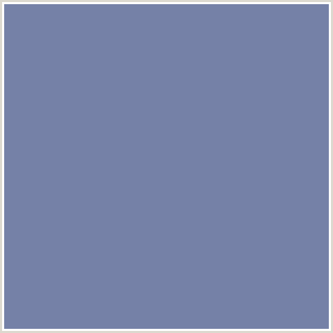 7581A7 Hex Color Image (BERMUDA GRAY, BLUE)