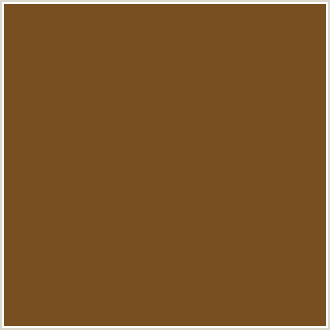 784F20 Hex Color Image (BROWN, BULL SHOT, ORANGE)