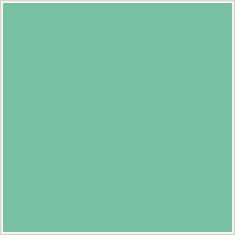 79BFA1 Hex Color Image (GREEN BLUE, SILVER TREE)