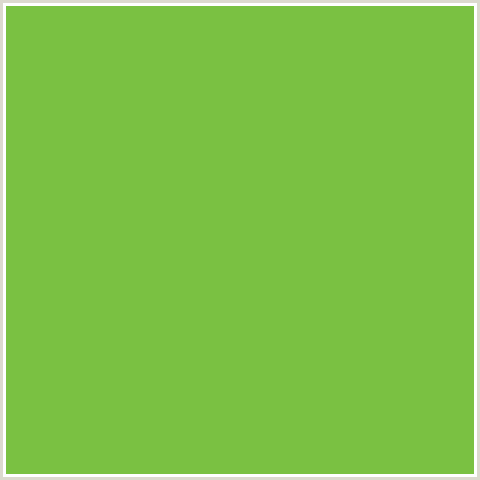 7AC142 Hex Color Image (GREEN, SUSHI)