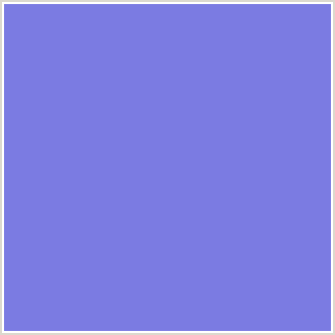 7B7BE2 Hex Color Image ()