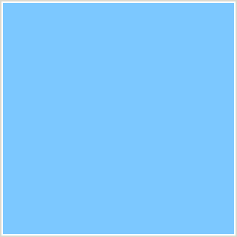 7CC8FF Hex Color Image (BLUE, MALIBU)