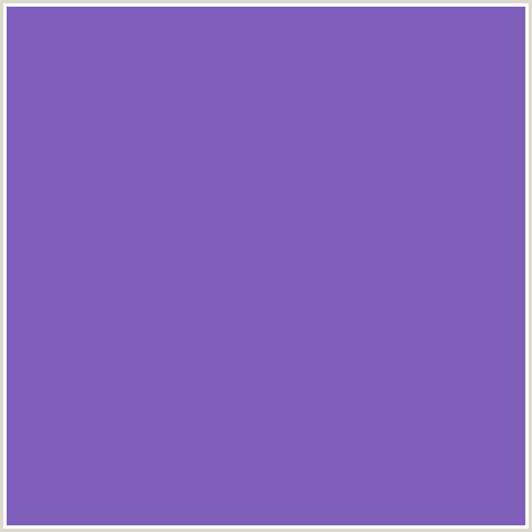 7F5FBA Hex Color Image (BLUE VIOLET, FUCHSIA BLUE)