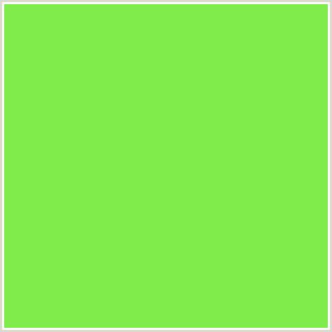 80EC4C Hex Color Image (CONIFER, GREEN)