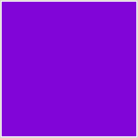 8105D8 Hex Color Image (ELECTRIC VIOLET, VIOLET BLUE)