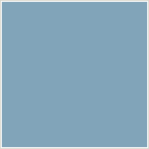 81A4B9 Hex Color Image (BLUE, NEPAL)
