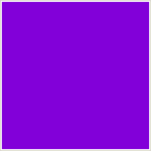 8200D9 Hex Color Image (ELECTRIC VIOLET, VIOLET BLUE)