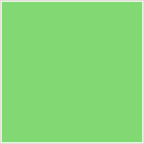 82D973 Hex Color Image (GREEN, PASTEL GREEN)