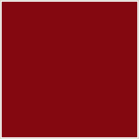 840810 Hex Color Image (MONARCH, RED)