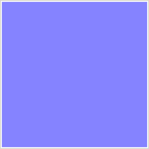 8583FF Hex Color Image (BLUE, MALIBU)