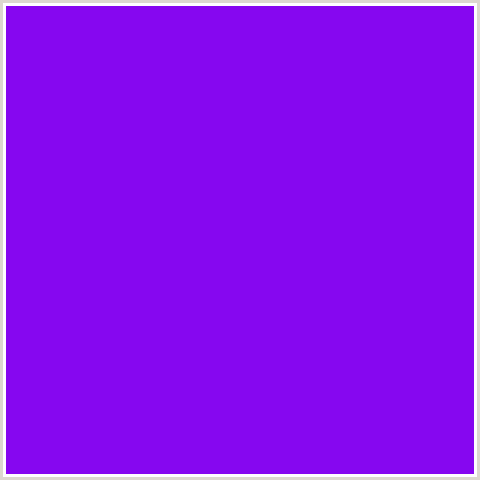 8607F0 Hex Color Image (ELECTRIC VIOLET, VIOLET BLUE)