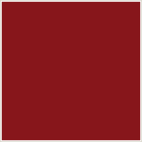 87161B Hex Color Image (FALU RED, RED)