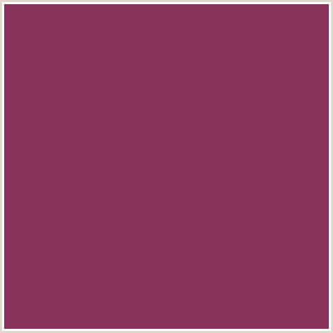 87315B Hex Color Image (CAMELOT, DEEP PINK, FUCHSIA, FUSCHIA, HOT PINK, MAGENTA)