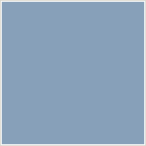 87A0B9 Hex Color Image (BLUE, NEPAL)