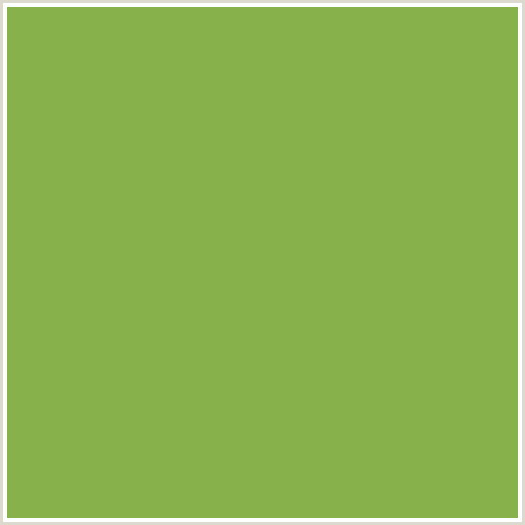 87B24B Hex Color Image (CHELSEA CUCUMBER, GREEN YELLOW)