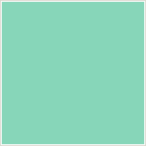 87D6B9 Hex Color Image (GREEN BLUE, VISTA BLUE)