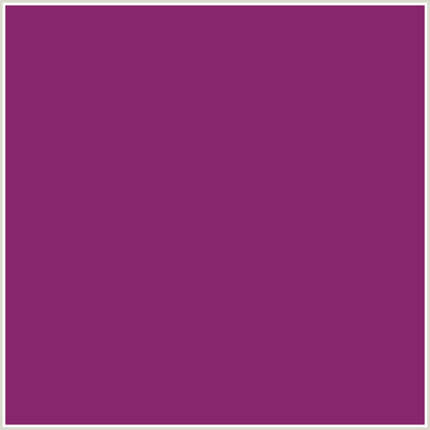 88266C Hex Color Image (DEEP PINK, FUCHSIA, FUSCHIA, HOT PINK, MAGENTA, PLUM)