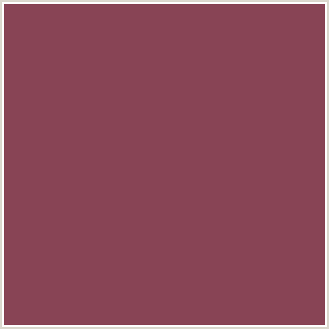 884455 Hex Color Image (CANNON PINK, CRIMSON, MAROON, RED)