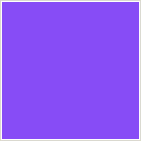 884CF6 Hex Color Image (BLUE VIOLET, ELECTRIC VIOLET)