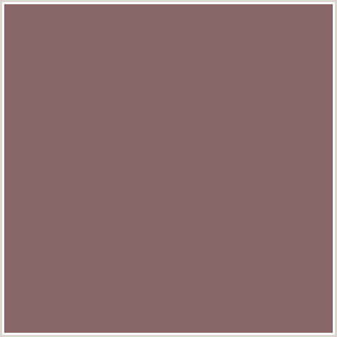 886666 Hex Color Image (CRIMSON, MAROON, OPIUM, RED)