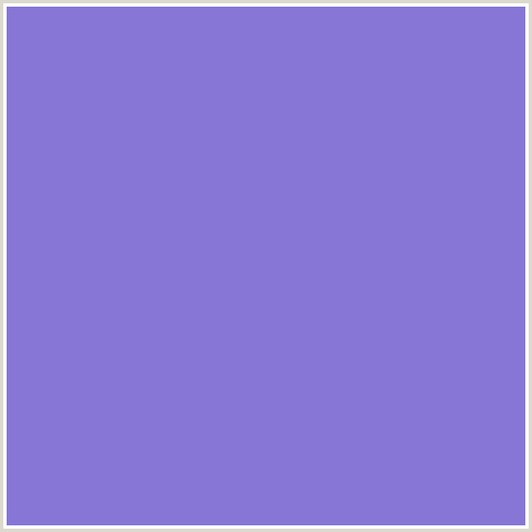 8876D6 Hex Color Image (BLUE VIOLET, TRUE V)