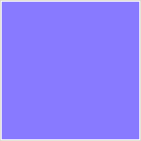 887AFF Hex Color Image (BLUE, HELIOTROPE)