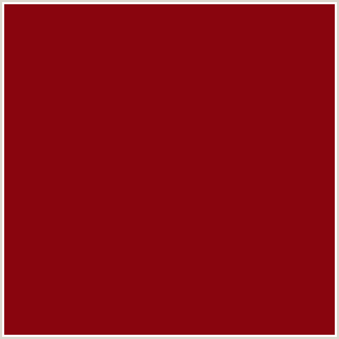 89050E Hex Color Image (RED, RED DEVIL)