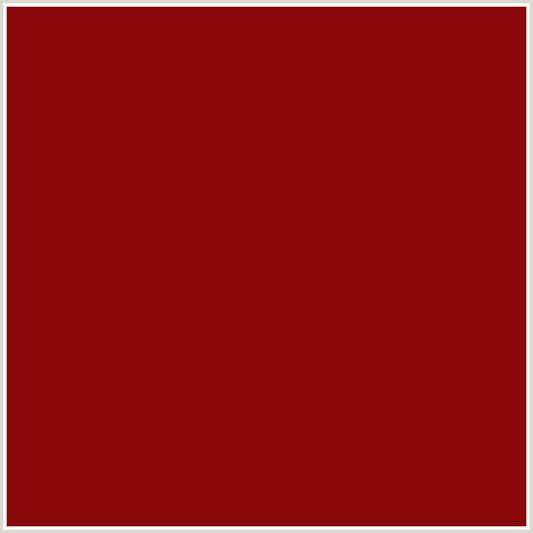 89090B Hex Color Image (MONARCH, RED)