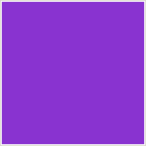 8933D0 Hex Color Image (PURPLE HEART, VIOLET BLUE)