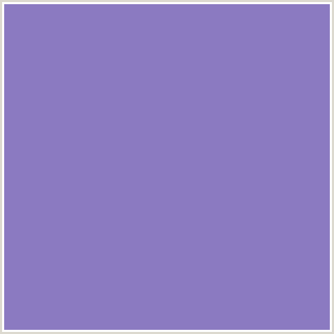 8B7AC1 Hex Color Image (BLUE VIOLET)