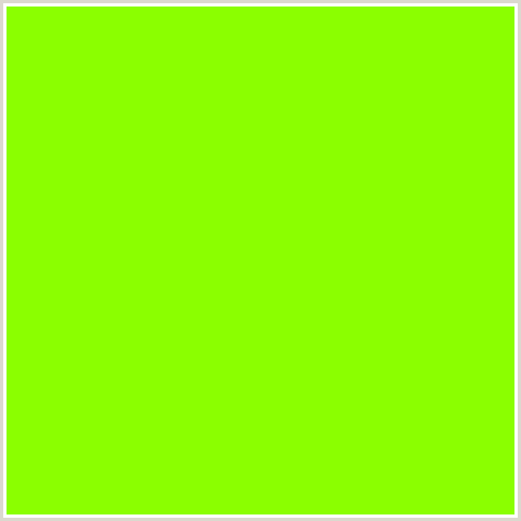 8BFF00 Hex Color Image (CHARTREUSE, GREEN YELLOW, LIME, LIME GREEN)