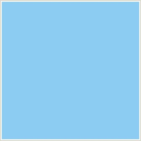 8CCCF2 Hex Color Image (BLUE, JORDY BLUE)