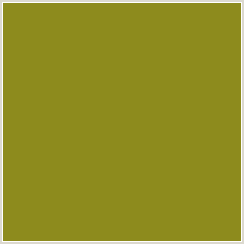 8D8B1D Hex Color Image (TRENDY GREEN, YELLOW)