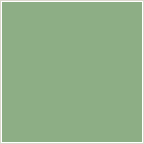 8DAE85 Hex Color Image (ENVY, GREEN)