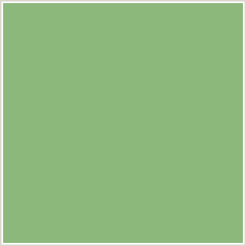 8DB87C Hex Color Image (GREEN, OLIVINE)
