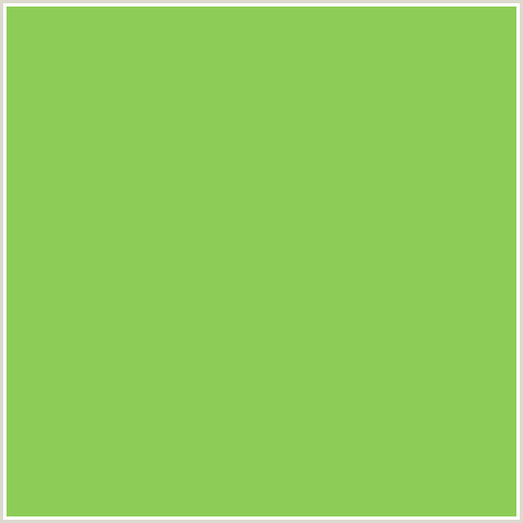 8DCD57 Hex Color Image (GREEN, MANTIS)