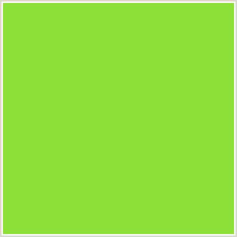 8DE037 Hex Color Image (CONIFER, GREEN YELLOW)