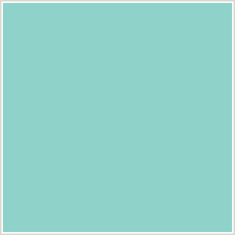8ED2C9 Hex Color Image (BLUE GREEN, MONTE CARLO)