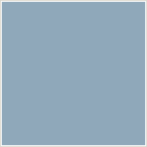 8FA8BA Hex Color Image (BLUE, NEPAL)