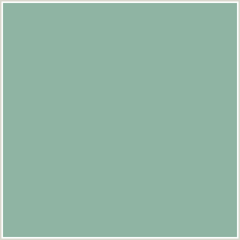 8FB4A3 Hex Color Image (GREEN BLUE, SUMMER GREEN)