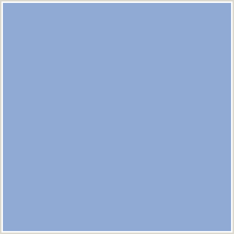 90AAD4 Hex Color Image (BLUE, POLO BLUE)