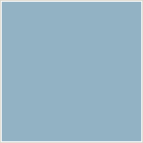 92B2C4 Hex Color Image (BLUE, NEPAL)