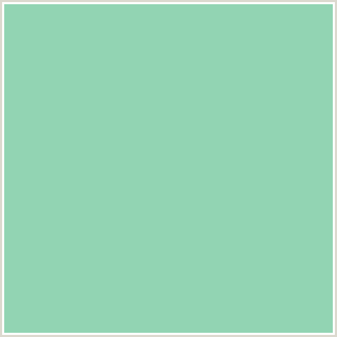 92D4B3 Hex Color Image (GREEN BLUE, VISTA BLUE)