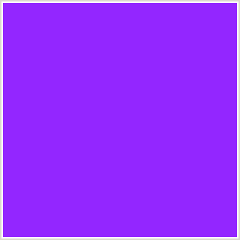 9326FF Hex Color Image (ELECTRIC VIOLET, VIOLET BLUE)