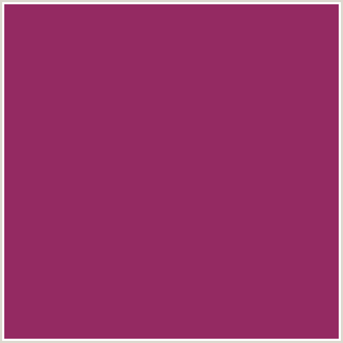 942A62 Hex Color Image (DEEP PINK, FUCHSIA, FUSCHIA, HOT PINK, MAGENTA, ROYAL HEATH)