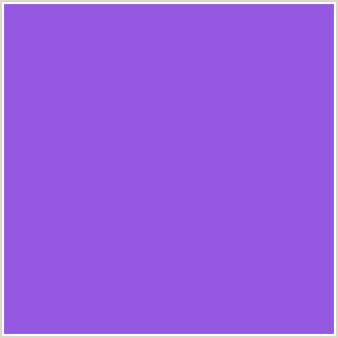 9458E1 Hex Color Image (BLUE VIOLET, MEDIUM PURPLE)