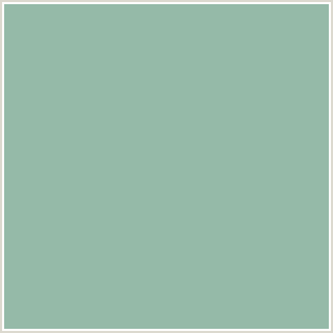 95BAA8 Hex Color Image (GREEN BLUE, SUMMER GREEN)