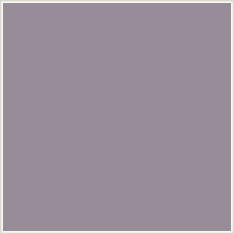 968D99 Hex Color Image (MOUNTAIN MIST, PURPLE, VIOLET)