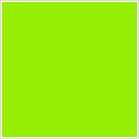 96EE00 Hex Color Image (CHARTREUSE, GREEN YELLOW, LIME, LIME GREEN)