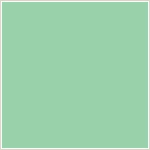 97D2AB Hex Color Image (GREEN BLUE, VISTA BLUE)